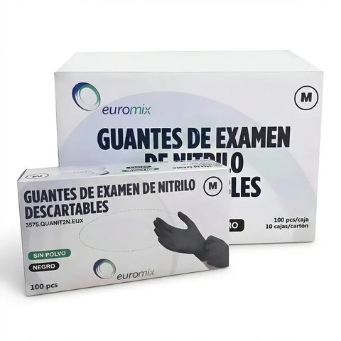 Guantes de Nitrilo Euromix Sin Polvo - Caja x 100 Unidades - vista 4