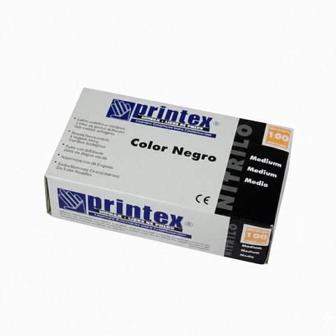 Guantes de Nitrilo Printex Sin Polvo - Caja x 100 Unidades - imagen principal