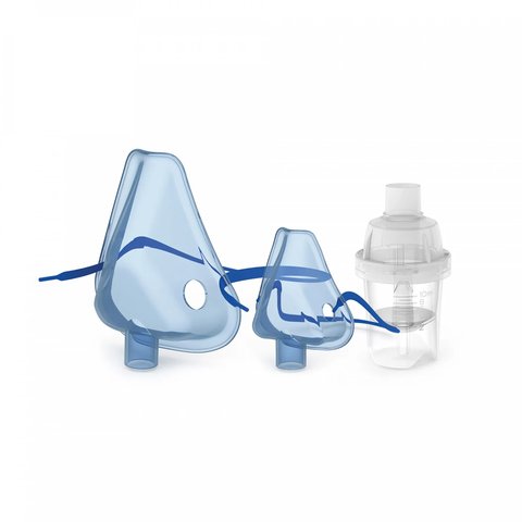 Kit de pipeta y máscaras para nebulizadores a pistón y de uso continuo - imagen principal